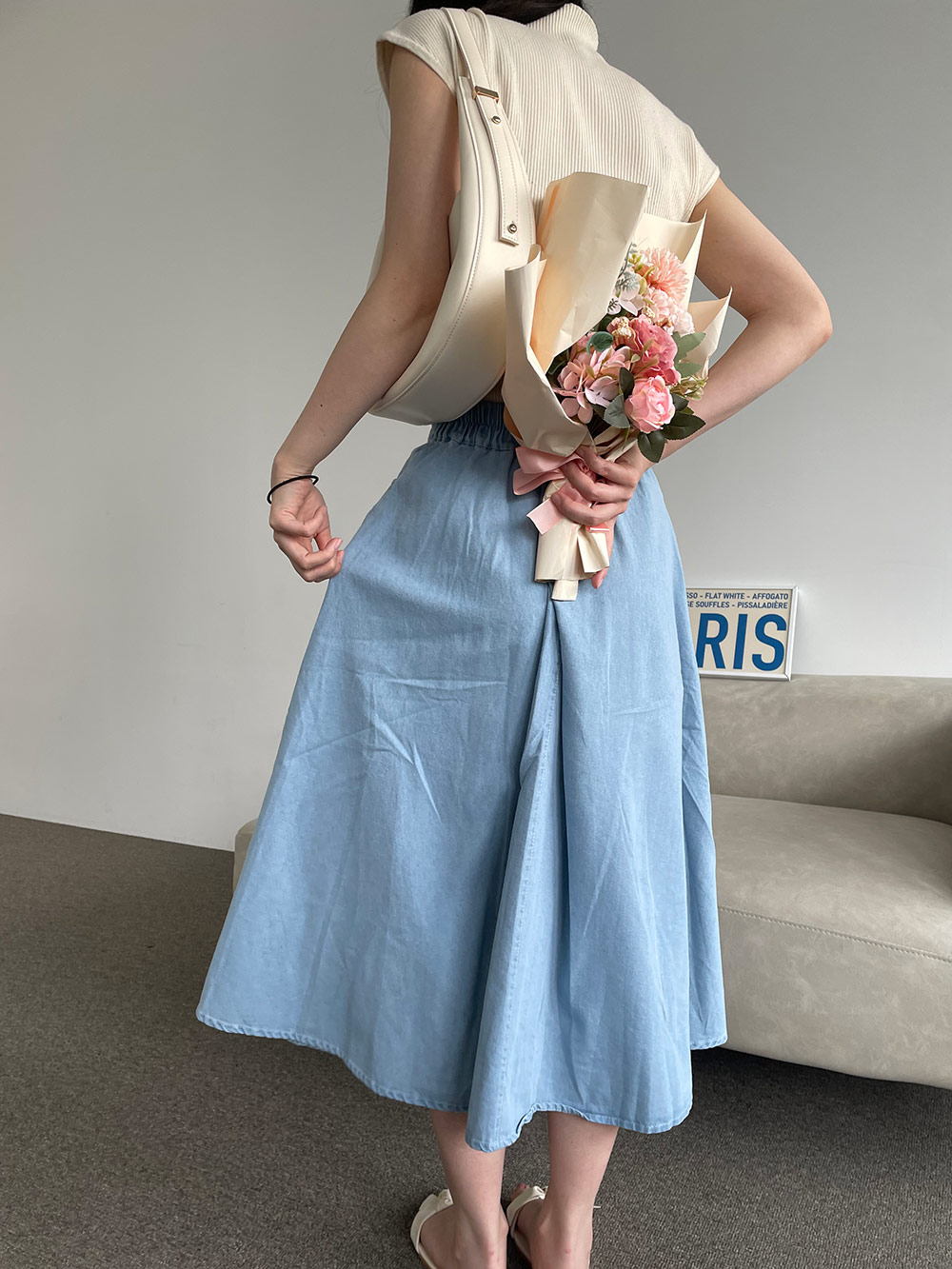 デニムフレアスカート | 詳細画像18