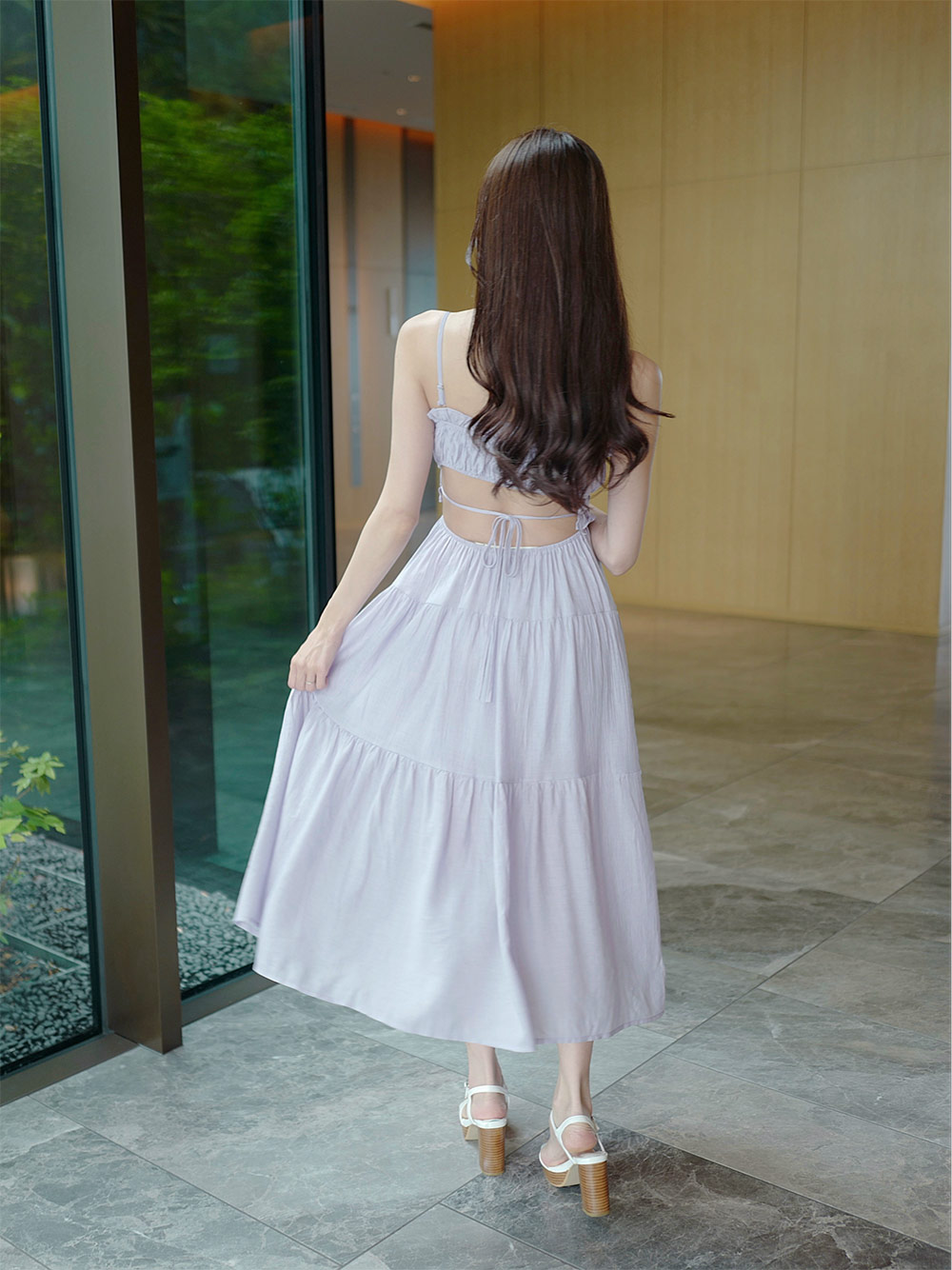 バックオープンキャミワンピース | レディースファッション通販 - DHOLIC