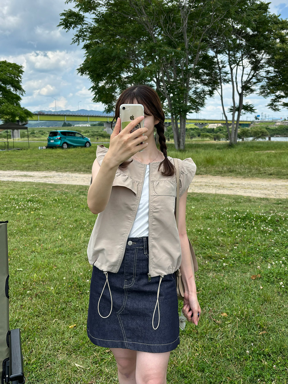 フリルヘムジップベスト | 詳細画像20