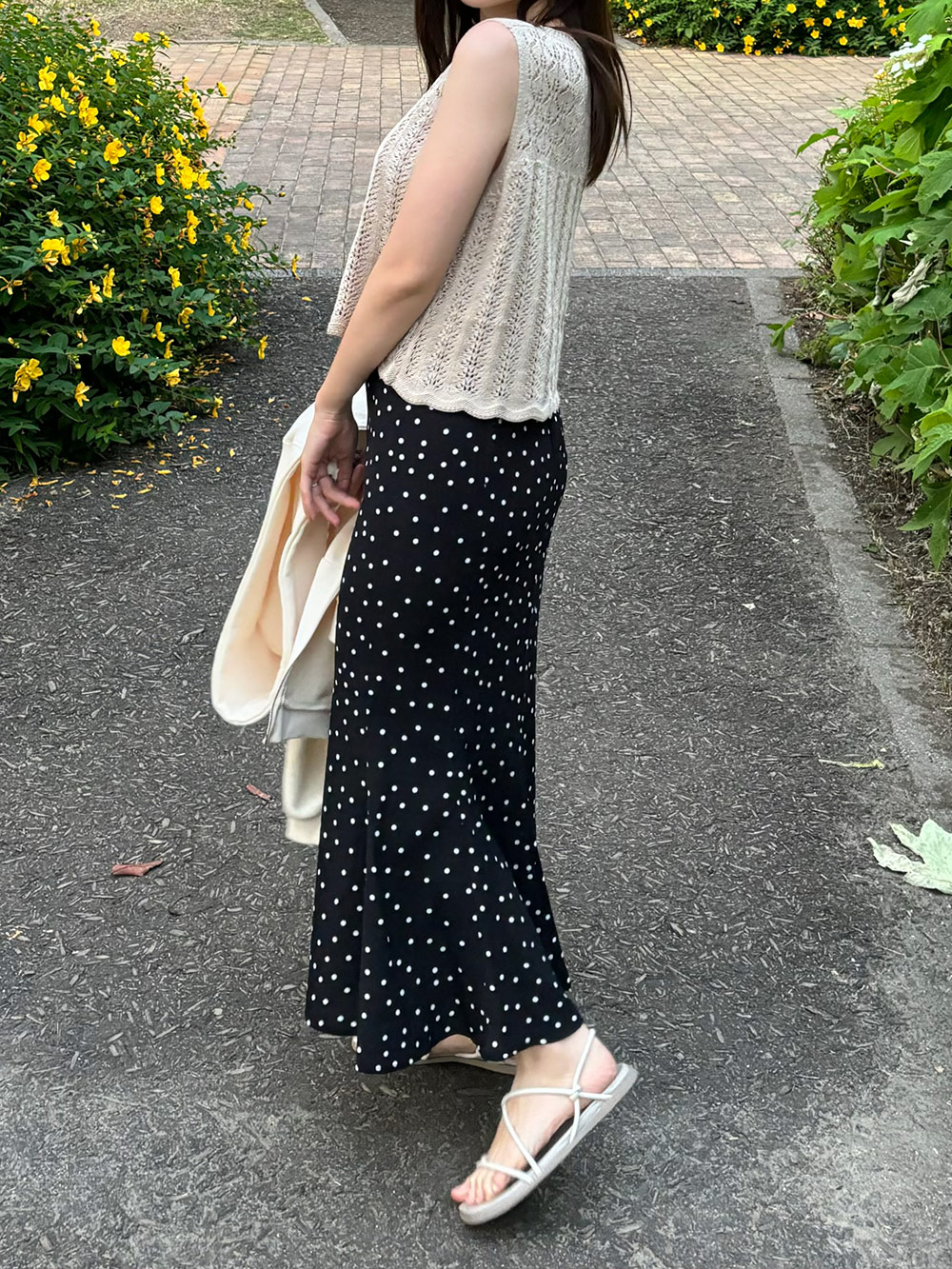 パンチングレースニットノースリーブ&スカートSET | 詳細画像21