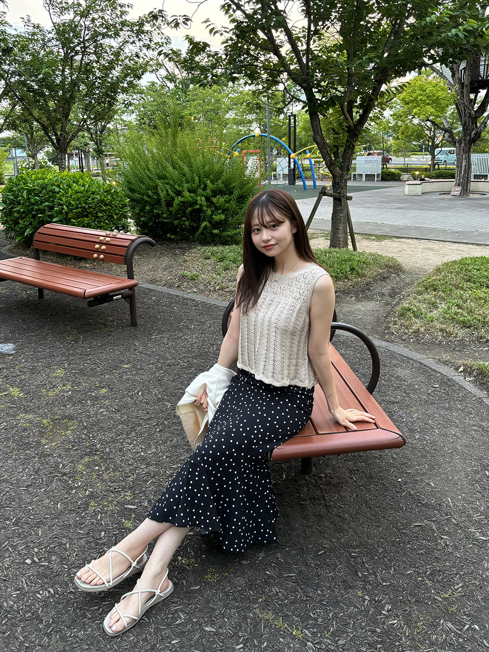 パンチングレースニットノースリーブ&スカートSET | 詳細画像22