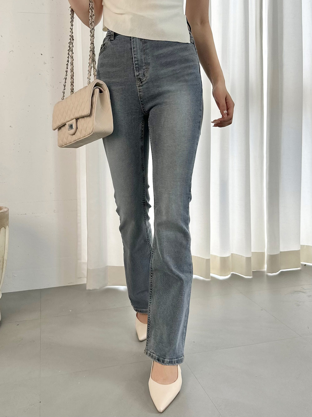 ハイウエストフレアデニムパンツ | 詳細画像4