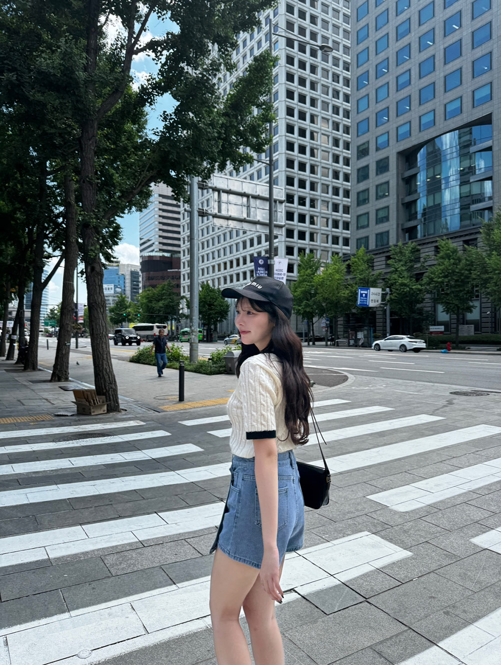 ラップ調デニムスカートパンツ | 詳細画像8