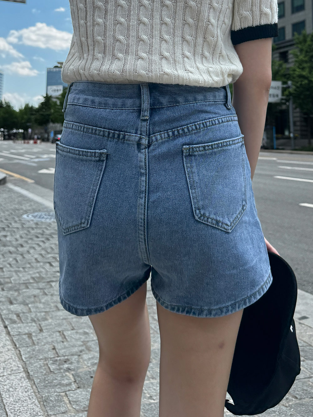 ラップ調デニムスカートパンツ | 詳細画像16