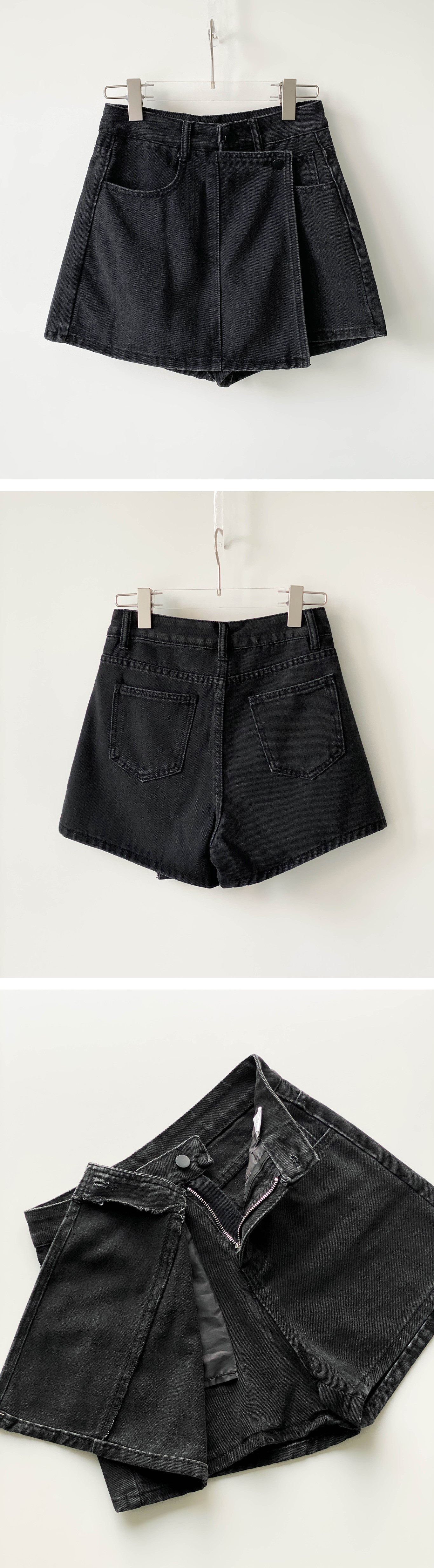 ラップ調デニムスカートパンツ | 詳細画像19