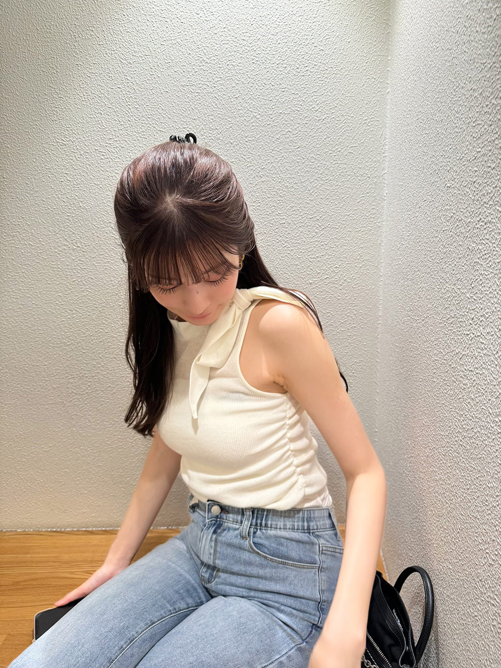 ショルダーリボンニットノースリーブ | 詳細画像7