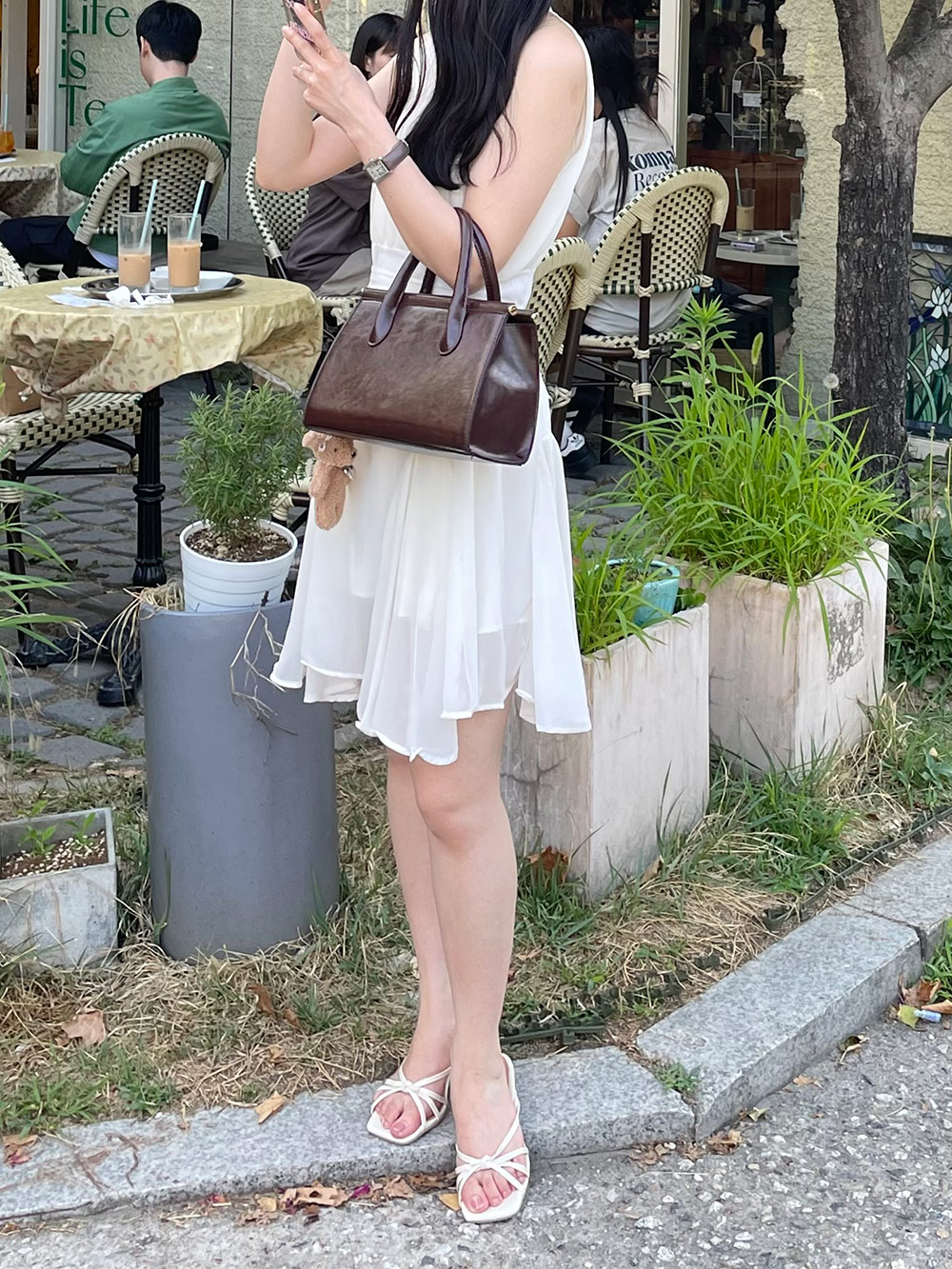 2WAYヴィンテージ風スクエアバッグ | 詳細画像4