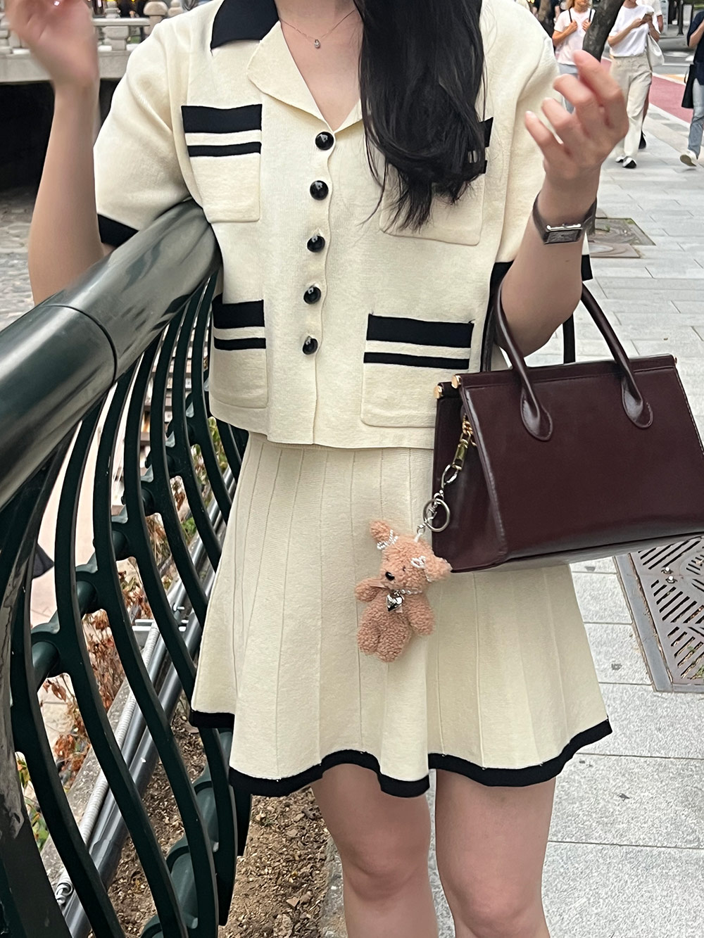 2WAYヴィンテージ風スクエアバッグ | 詳細画像11