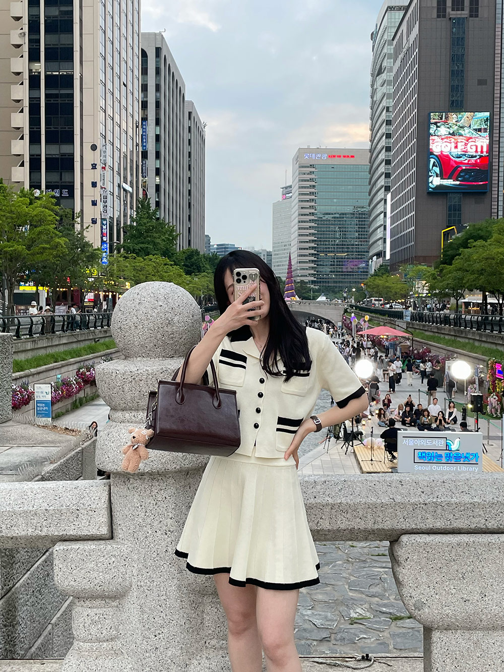 2WAYヴィンテージ風スクエアバッグ | 詳細画像12