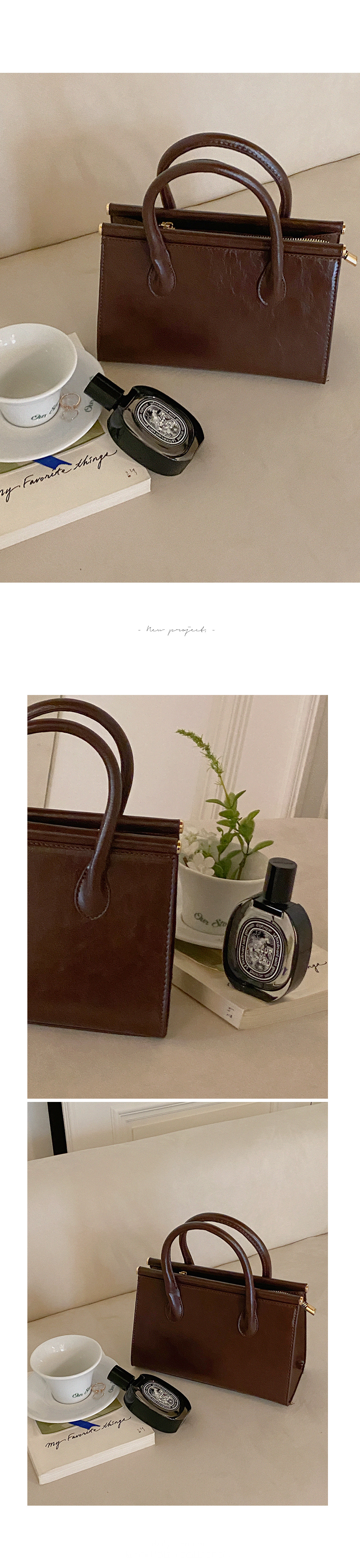 2WAYヴィンテージ風スクエアバッグ | 詳細画像14