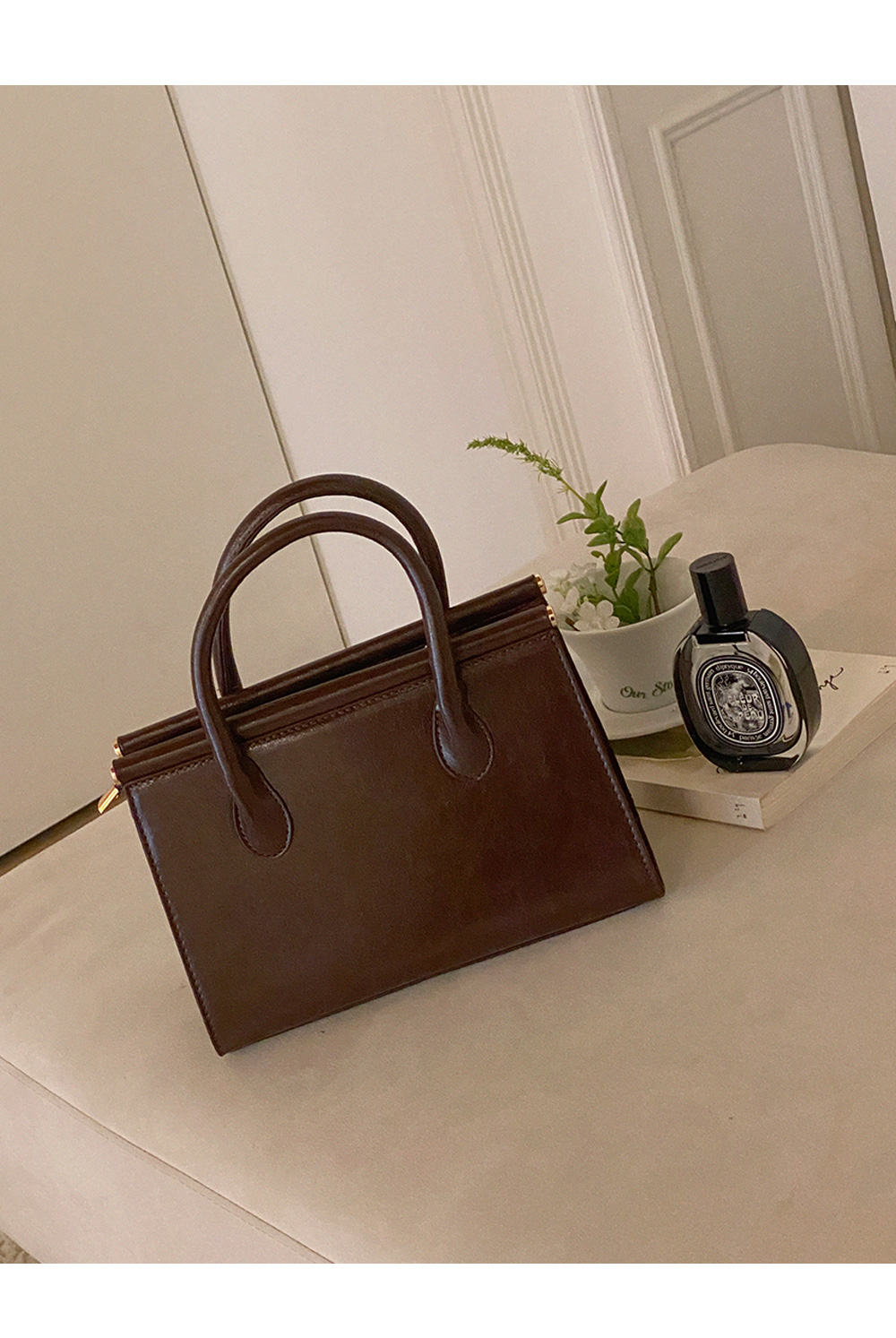 2WAYヴィンテージ風スクエアバッグ | 詳細画像15