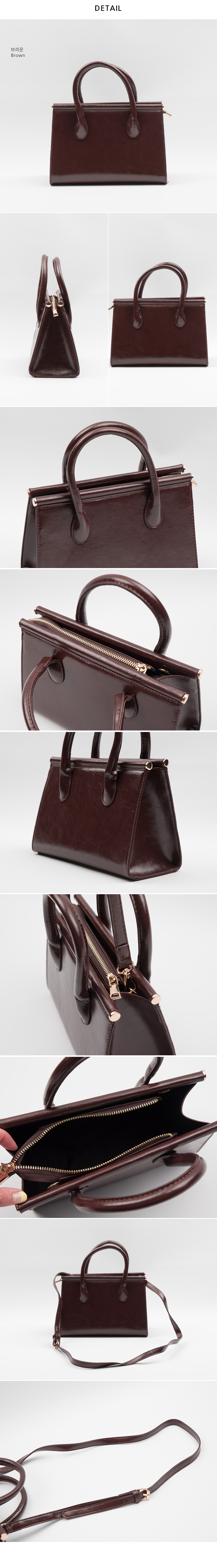 2WAYヴィンテージ風スクエアバッグ | 詳細画像16