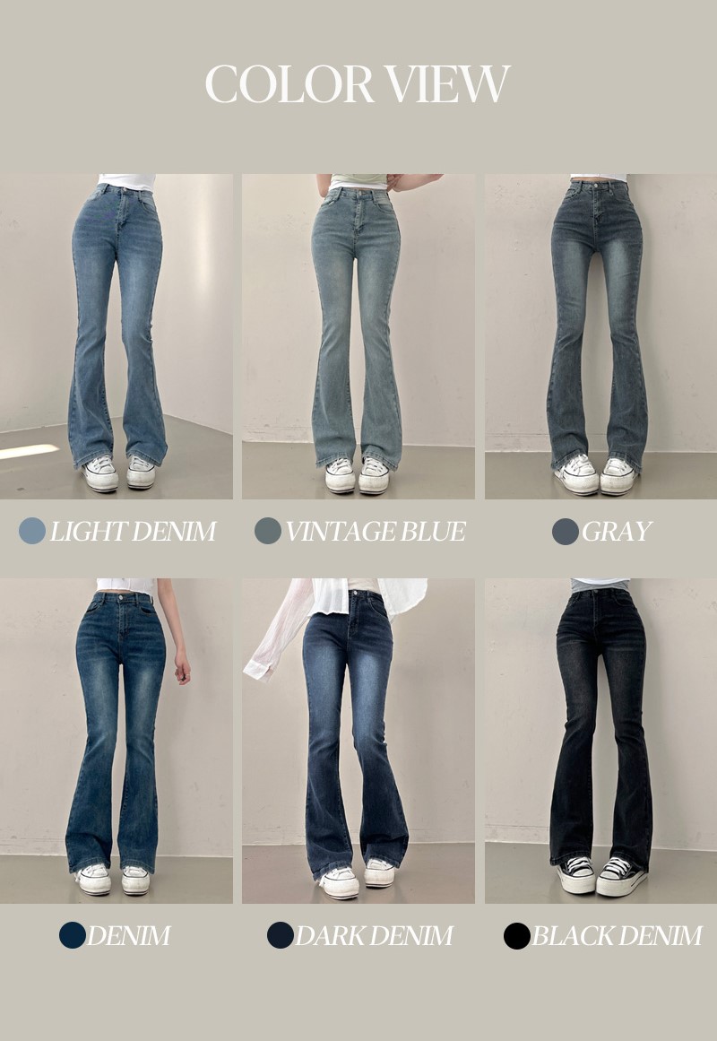 3TYPEハイウエストストレッチフレアパンツ | 詳細画像19