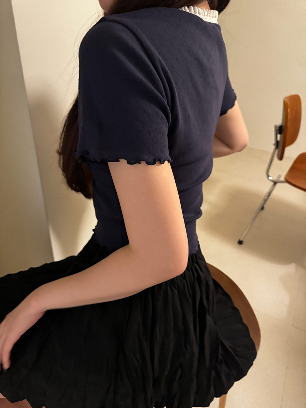 首レース半袖Tシャツ | 詳細画像19