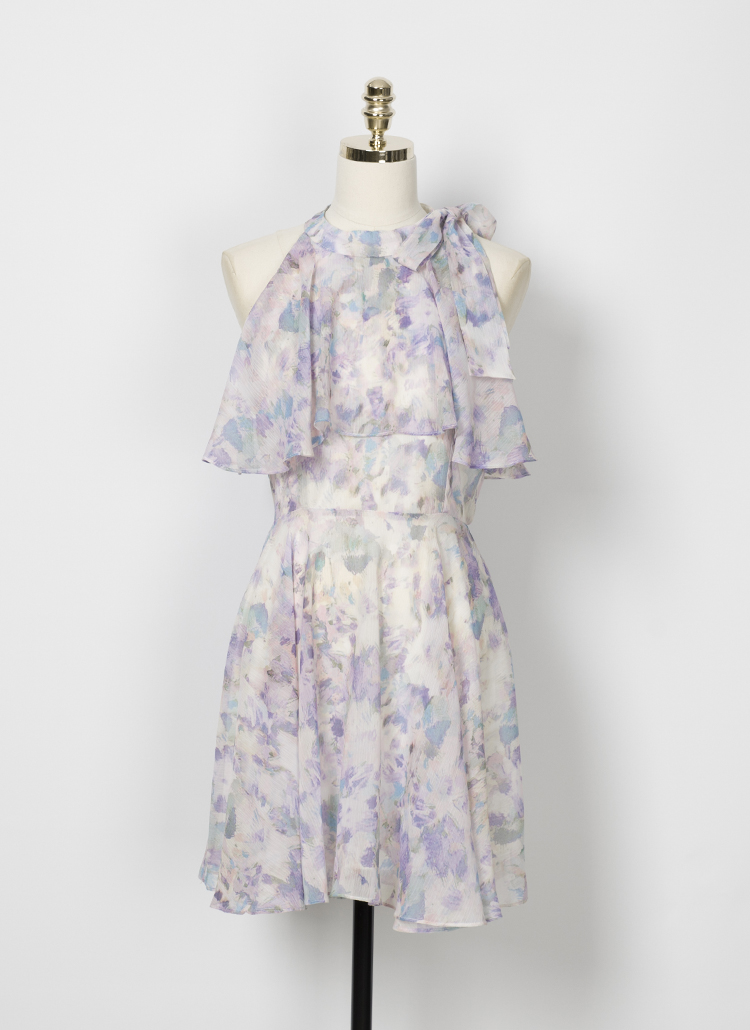 素敵★ZIMMERMANN ラミー ミディワンピース ラッフル付き 花柄 titty&co ティティアンドコー トワルドジュイプリーツミディ