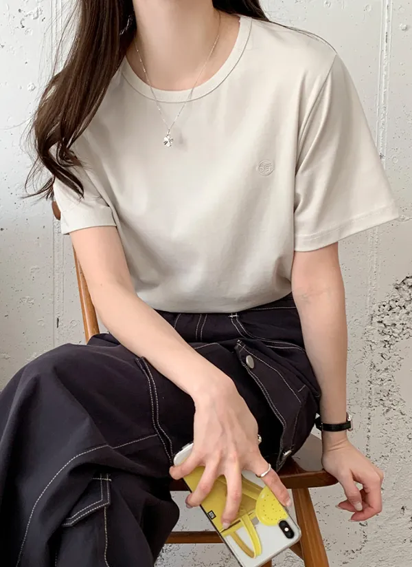 ミニロゴ半袖Tシャツ | 66girls | 詳細画像1