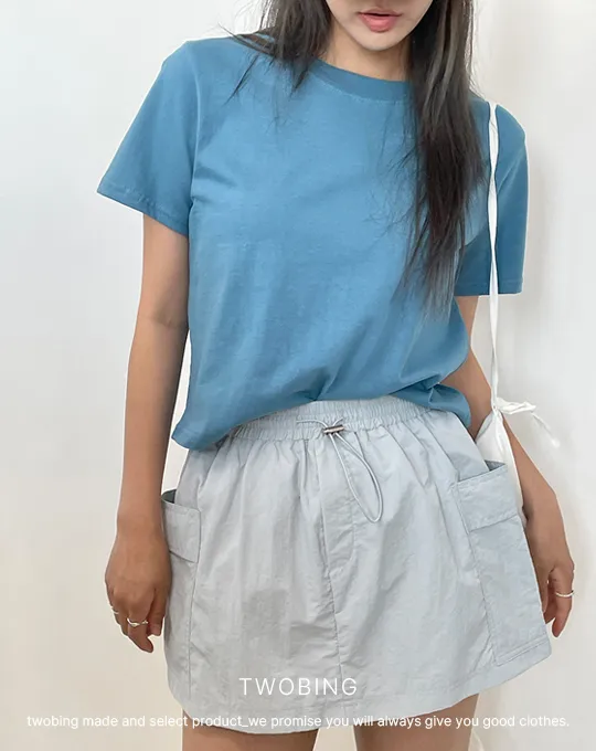 ラウンドネック半袖Tシャツ | twobing | 詳細画像6