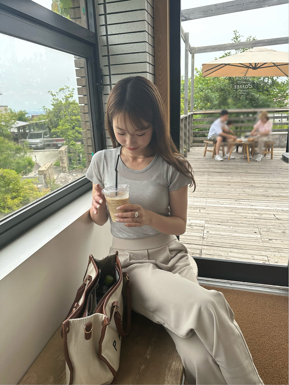 ウール混シアーTシャツ | 詳細画像12