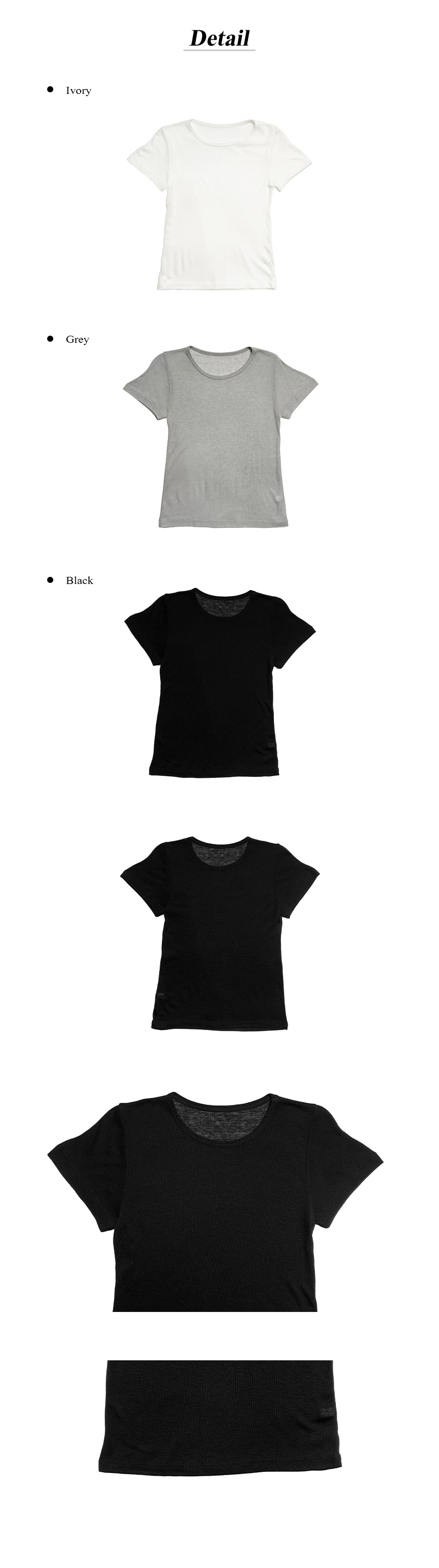 ウール混シアーTシャツ | 詳細画像14