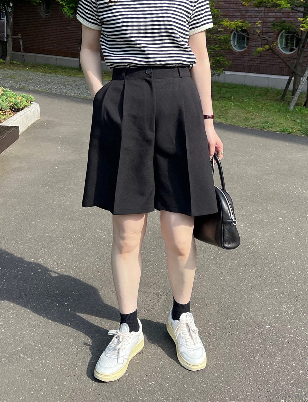 タックハーフパンツ | 詳細画像6
