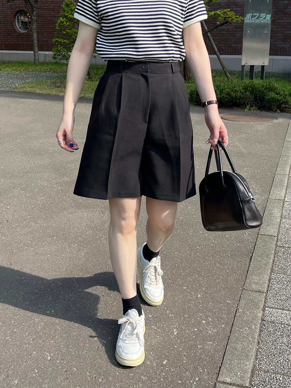 タックハーフパンツ | 詳細画像8