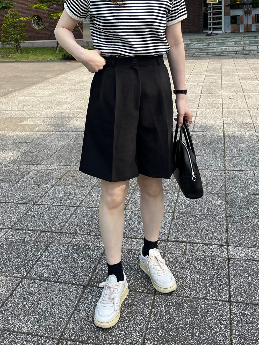 タックハーフパンツ | 詳細画像9