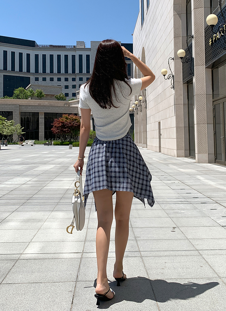 itimi チェック　MAX&Co. 巻きスカート　ミニスカート　グランジ itimi チェック MAX&Co. 巻きスカート ミニスカート グランジ