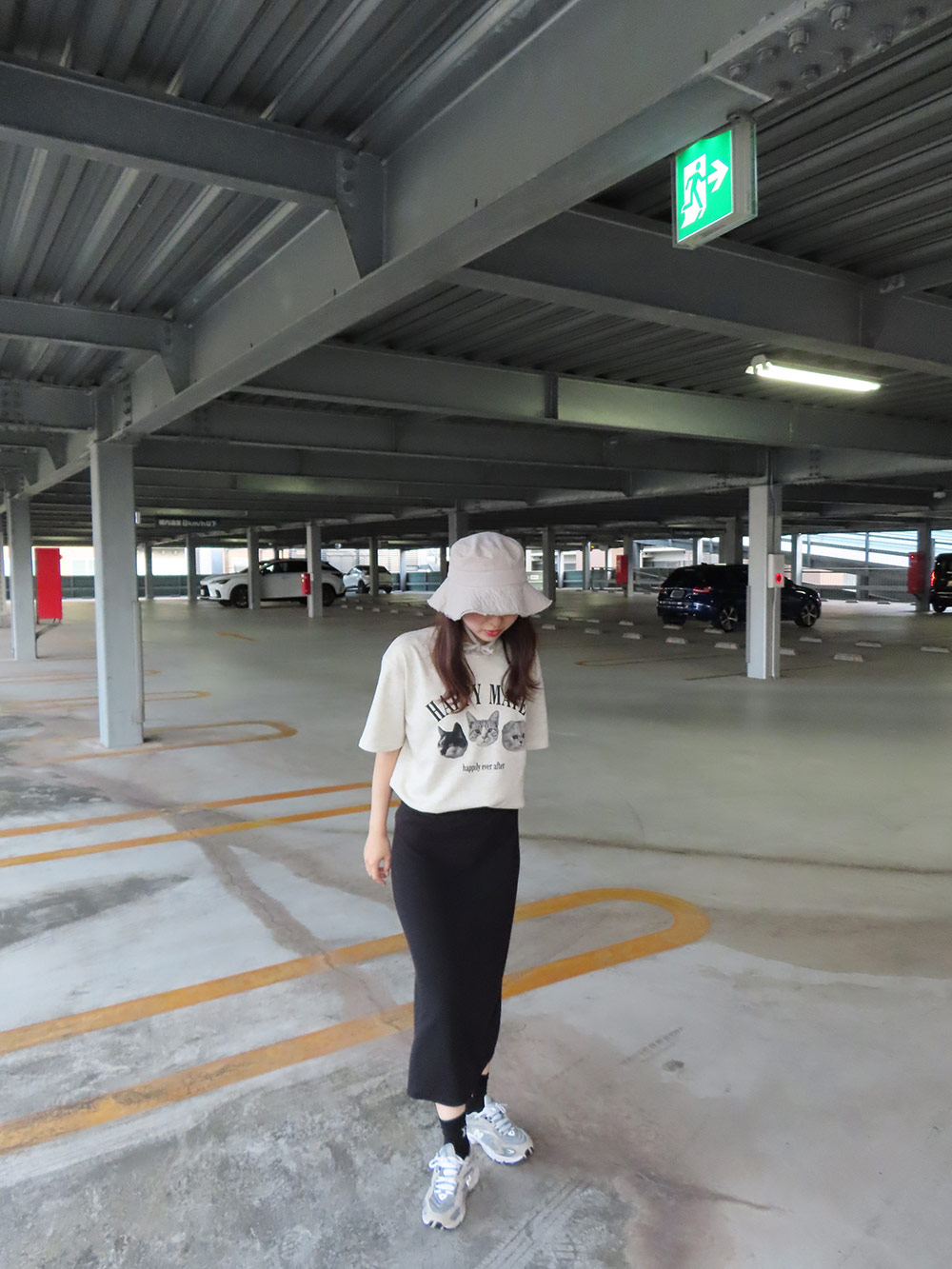 スリーキャッツプリントTシャツ | 詳細画像5