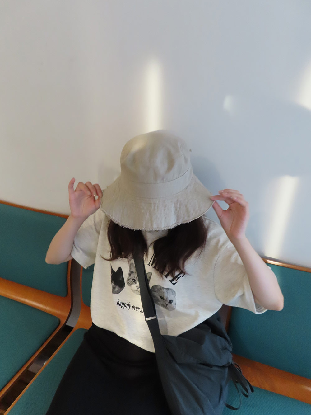 スリーキャッツプリントTシャツ | 詳細画像10