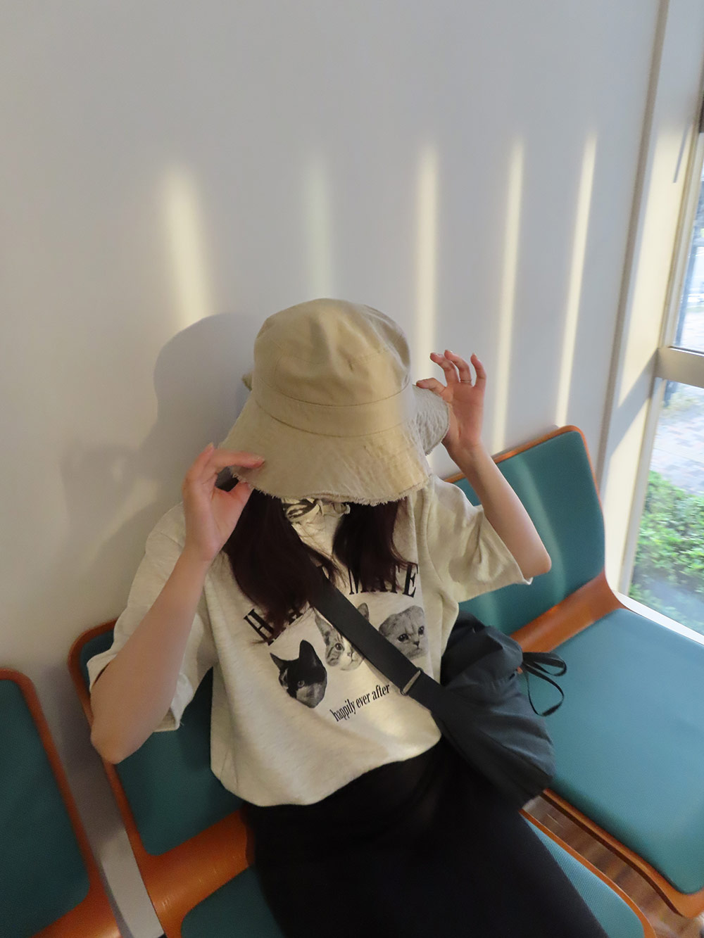 スリーキャッツプリントTシャツ | 詳細画像13