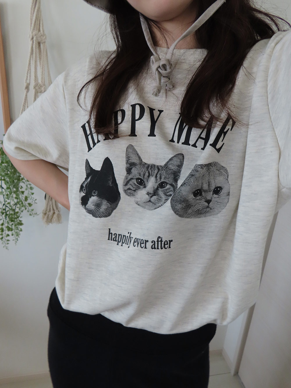 スリーキャッツプリントTシャツ | 詳細画像18