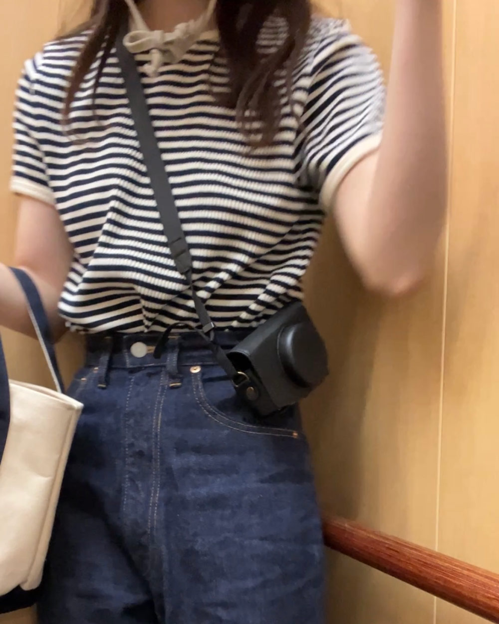 パイピングボーダーリブTシャツ | 詳細画像3