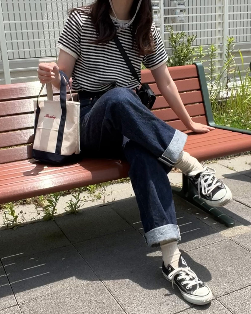 パイピングボーダーリブTシャツ | 詳細画像10