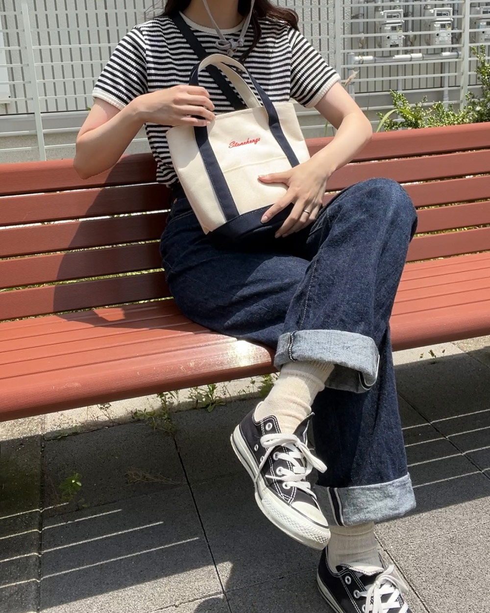 パイピングボーダーリブTシャツ | 詳細画像11