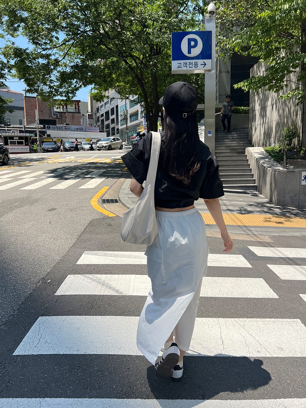 ドロスト半袖シャツ&カーゴAラインスカートSET | 詳細画像20