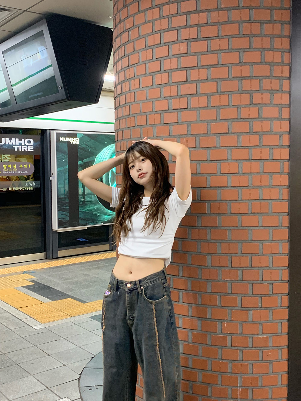 サイドシャーリングクロップドTシャツ | 詳細画像6