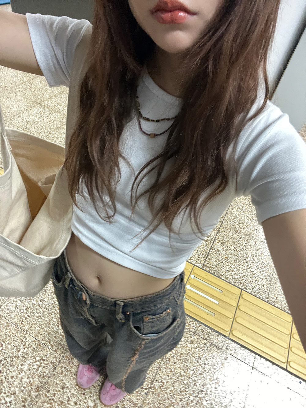 サイドシャーリングクロップドTシャツ | 詳細画像13