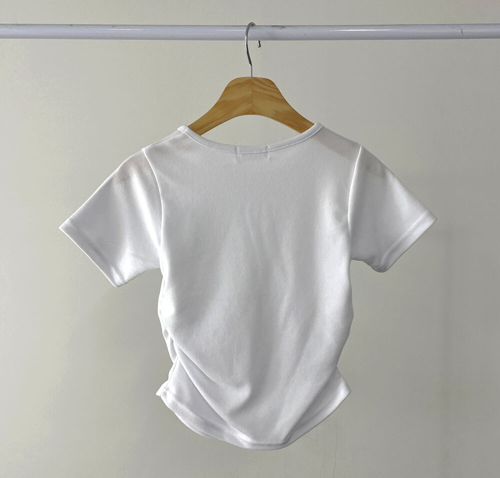 サイドシャーリングクロップドTシャツ | 詳細画像23