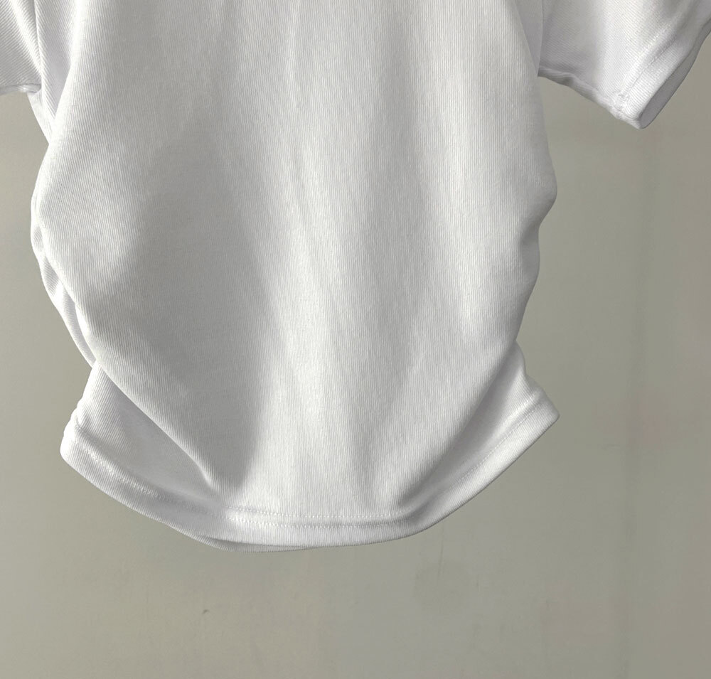 サイドシャーリングクロップドTシャツ | 詳細画像25