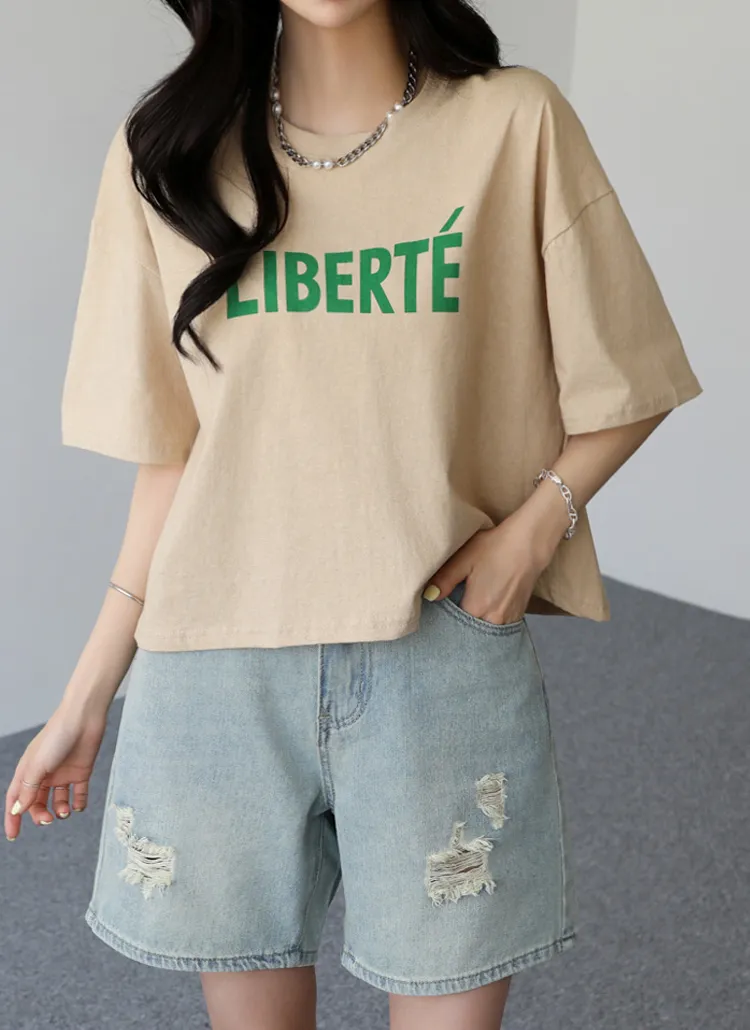 LIBERTEピグメントルーズTシャツ | pippin | 詳細画像1