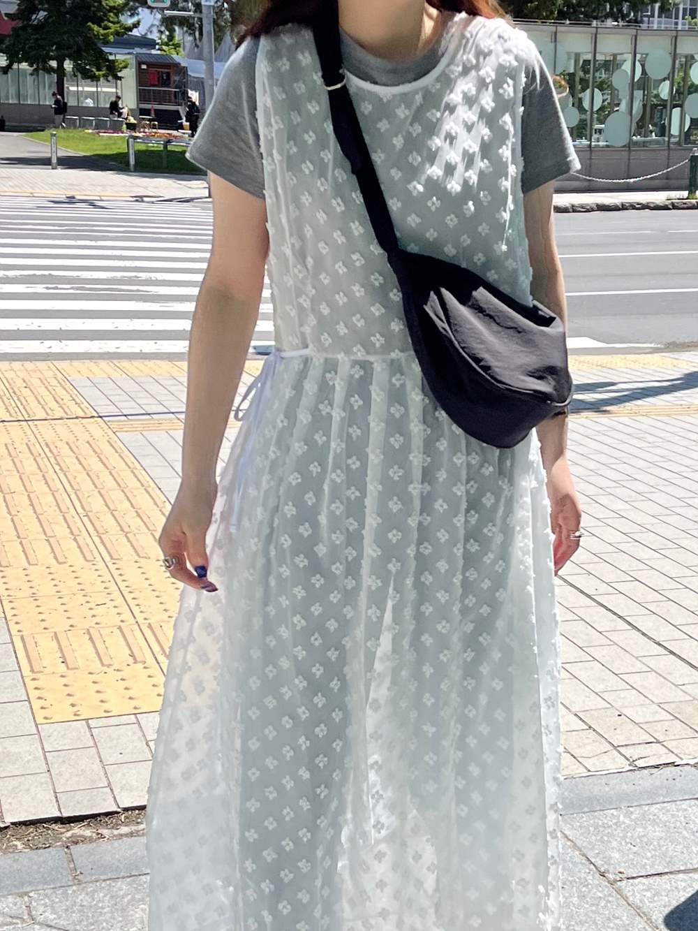 ハーフムーンナイロンショルダーバッグ | 詳細画像7