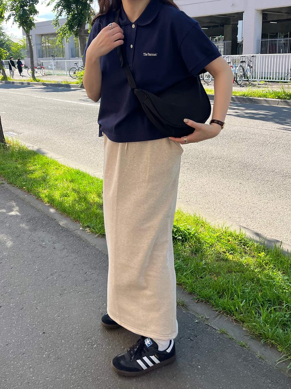 ハーフムーンナイロンショルダーバッグ | 詳細画像11