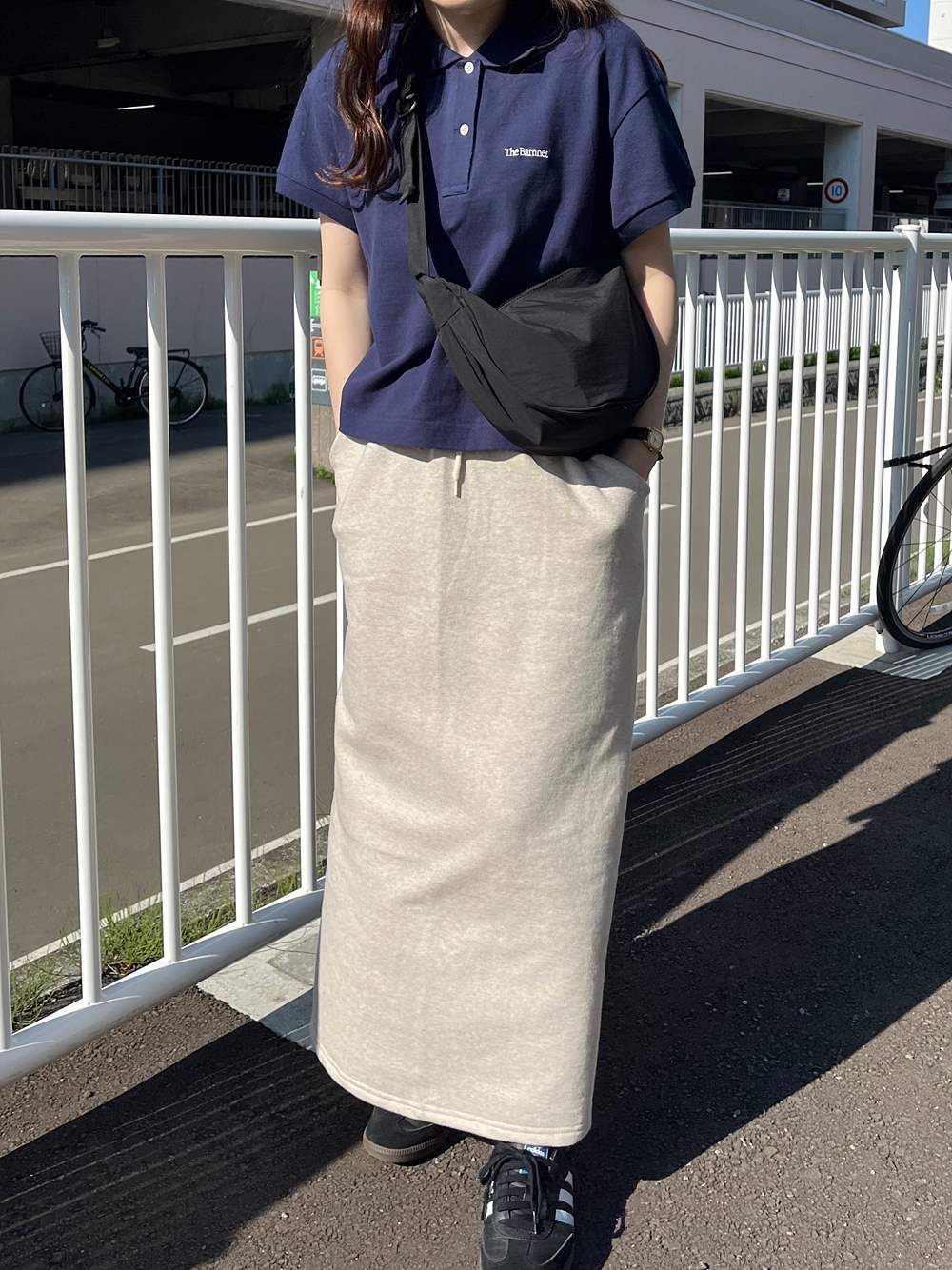 ハーフムーンナイロンショルダーバッグ | 詳細画像12