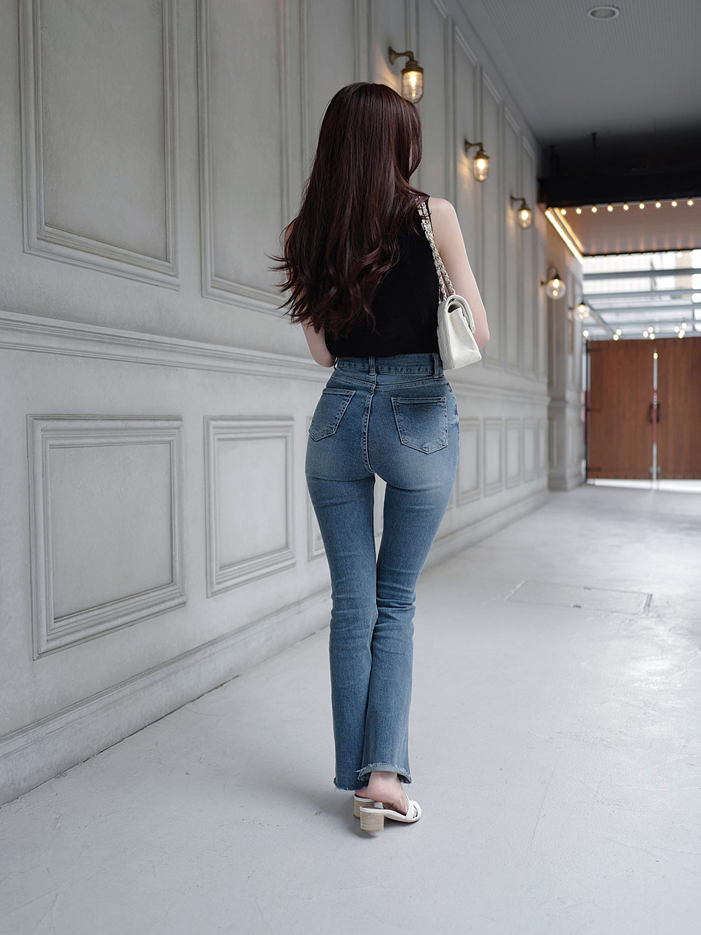 ハイネックリブノースリーブ | 詳細画像12