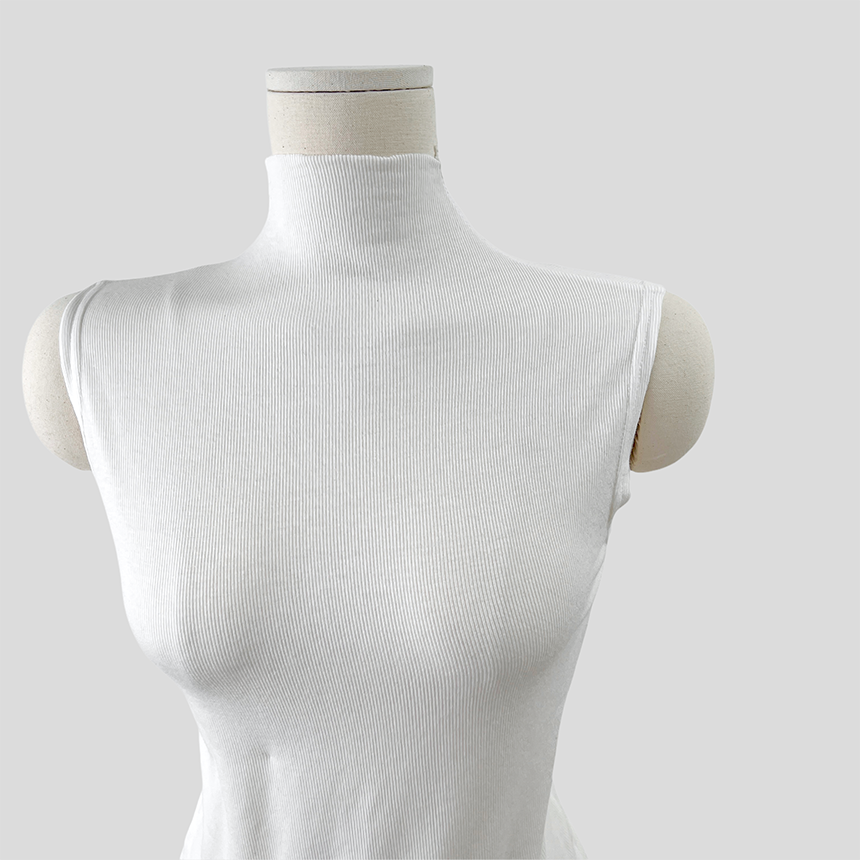 ハイネックリブノースリーブ | 詳細画像14