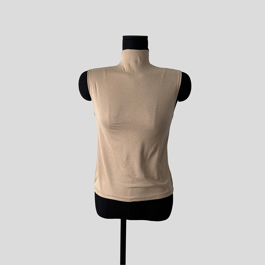 ハイネックリブノースリーブ | 詳細画像15