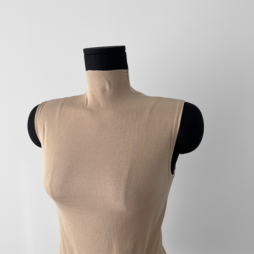 ハイネックリブノースリーブ | 詳細画像16