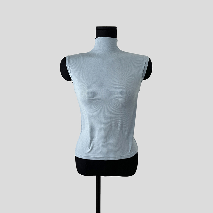 ハイネックリブノースリーブ | 詳細画像17