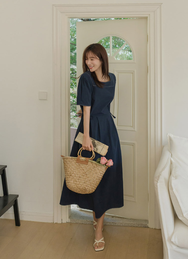 コットンワンピース