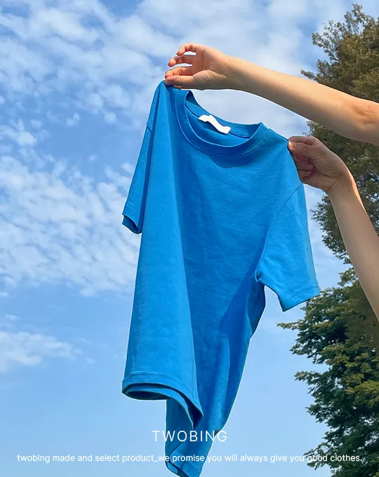 ラウンドネックシンプル半袖Tシャツ | twobing | 詳細画像2